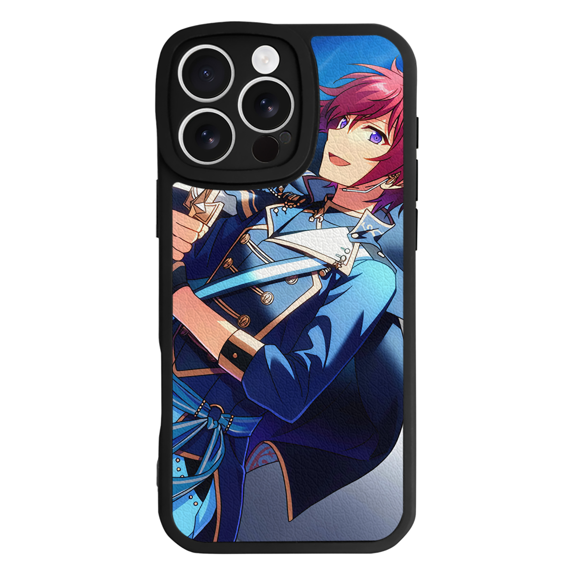 （画像用） あんさんぶるスターズ! Ensemble Stars 【iPhone 16シリーズ対応】シリコンスマホケース（レザー調） 材質：シリコン